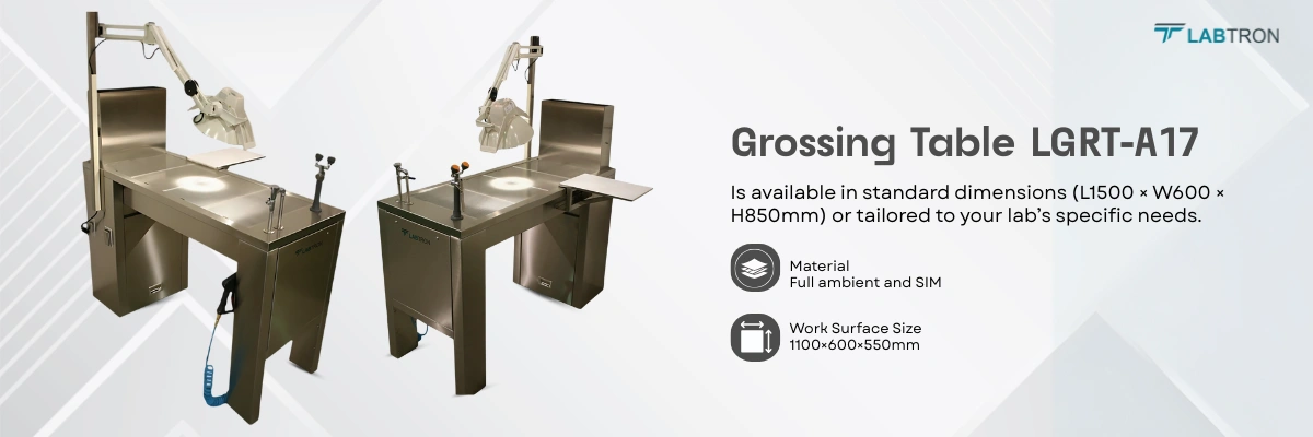 Grossing Table LGRT-A17 | large work surface area | Full Stainless-steel material