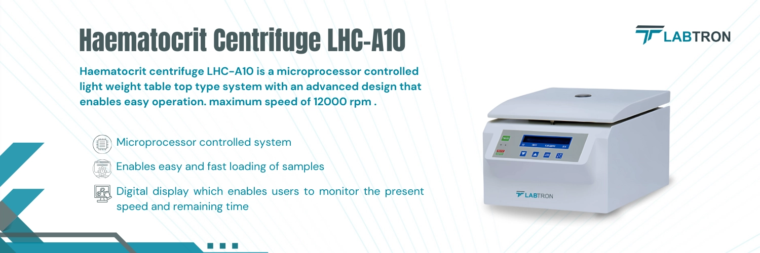 Haematocrit Centrifuge LHC-A10 Banner
