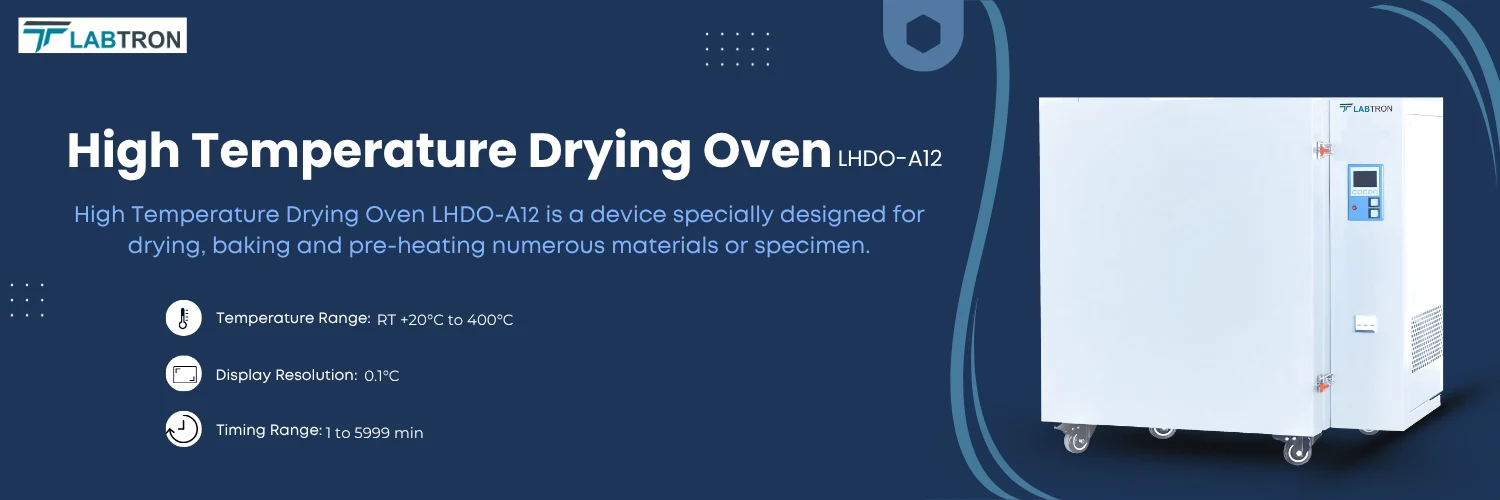 High Temperature Drying Oven LHDO-A12 | Chamber Volume  220 L | Shelves	2