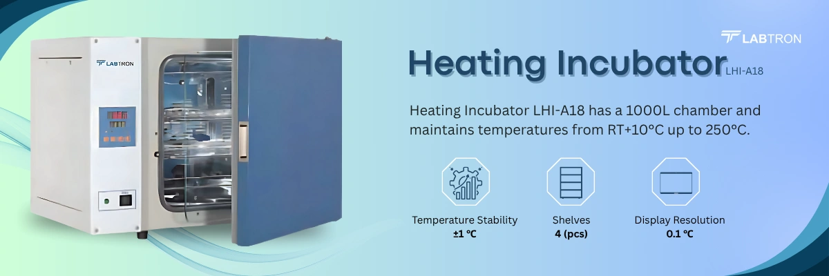 Heating Incubator LHI-A18 | Temperature Stability ±1 ℃ | Chamber volume 1000L
