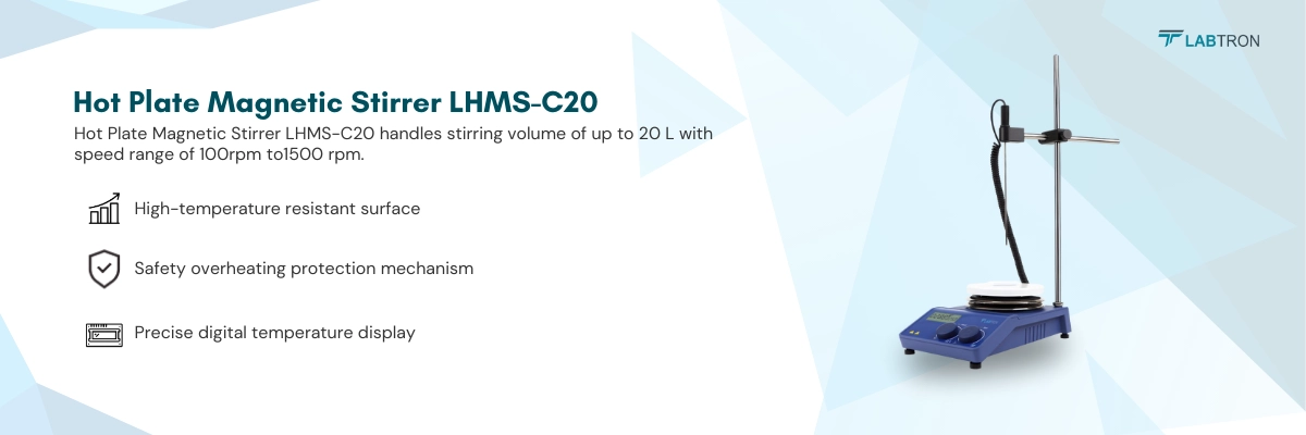 Hot Plate Magnetic Stirrer LHMS-C20 banner