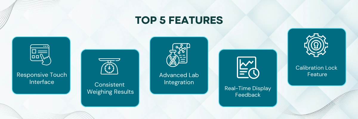 Analytical Balance LINB-E23 | Responsive Touch Interface | Consistent Weighing Results