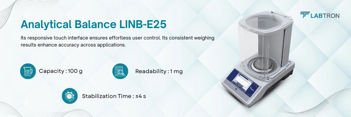 Analytical Balance LINB-E25 | Capacity 100 g | Readability 1 mg