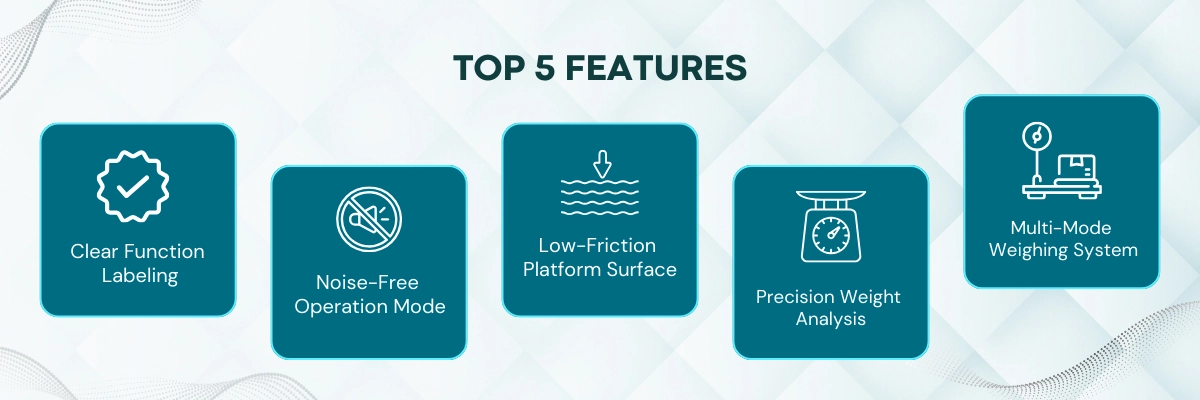 Analytical Balance LINB-E26 | Clear Function Labeling | Noise-Free Operation Mode