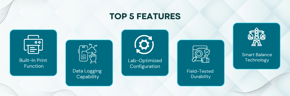 Analytical Balance LINB-E28 | Built-In Print Function | Data Logging Capability