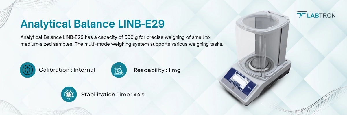 Analytical Balance LINB-E29 | Capacity 500 g | Readability 1 mg