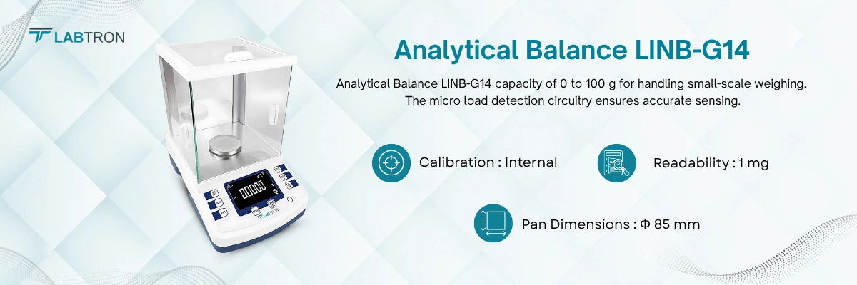 Analytical Balance LINB-G14 | Capacity 0 to 100 g | Readability 1 mg
