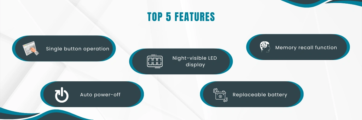 Medical Infrared Thermometer LITH-A11 | Single button operation | Night – visible LED display