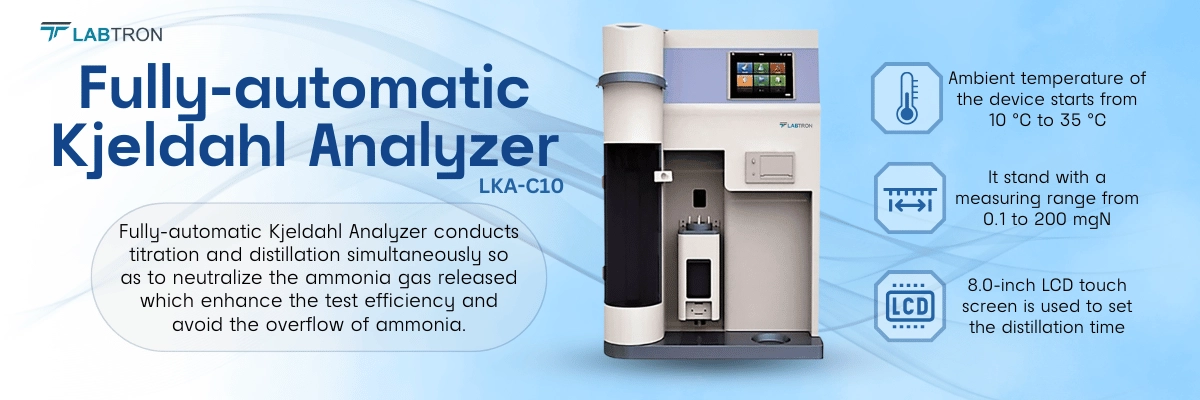 Fully-automatic Kjeldahl Analyzer LKA-C10 Banner