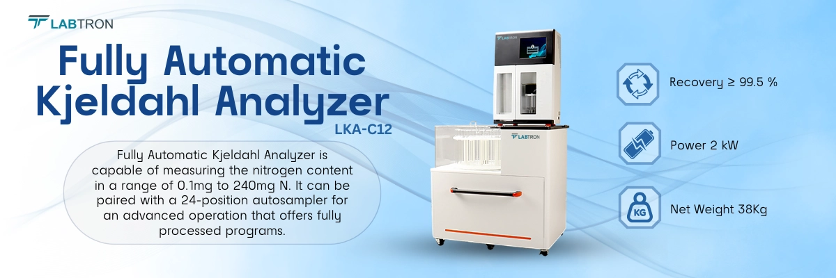 Fully Automatic Kjeldahl Analyzer LKA-C12 Banner
