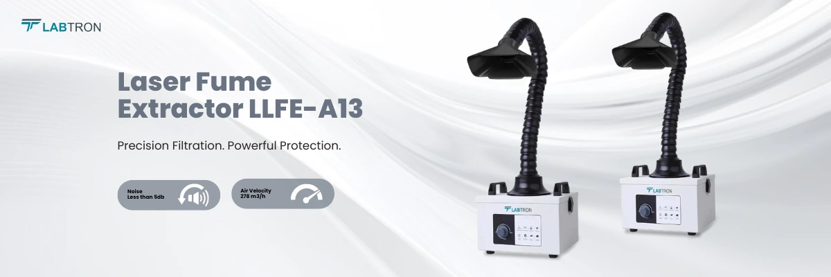 Laser Fume Extractor LLFE-A13 | Noise less than 5 db | Air velocity: 278 m3/h