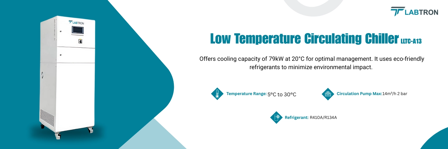 Low Temperature Circulating Chiller LLTC-A13 | Circulation Pump Max-14m³/h 2 bar | Refrigerant-R410A/R134A