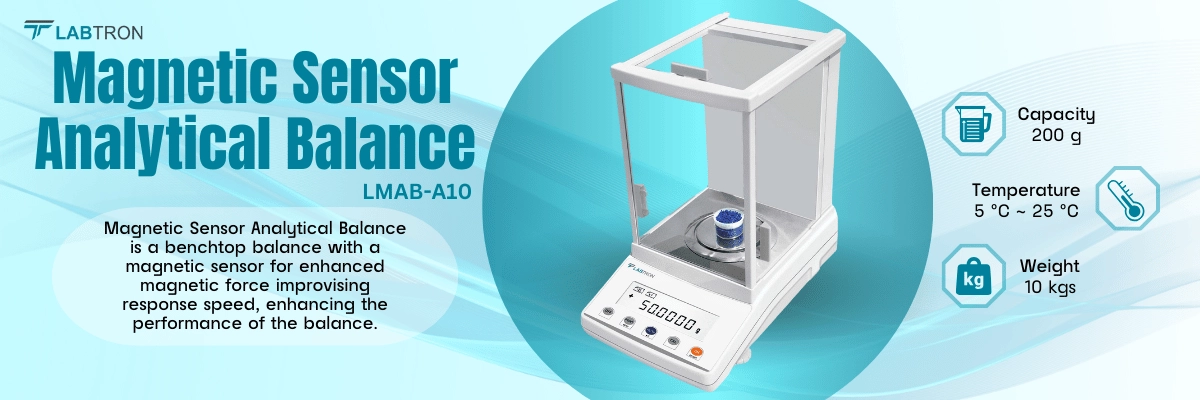 Magnetic Sensor Analytical Balance LMAB-A10