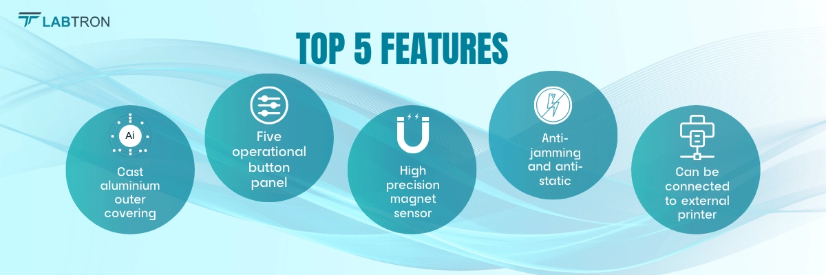 Magnetic Sensor Analytical Balance LMAB-A10