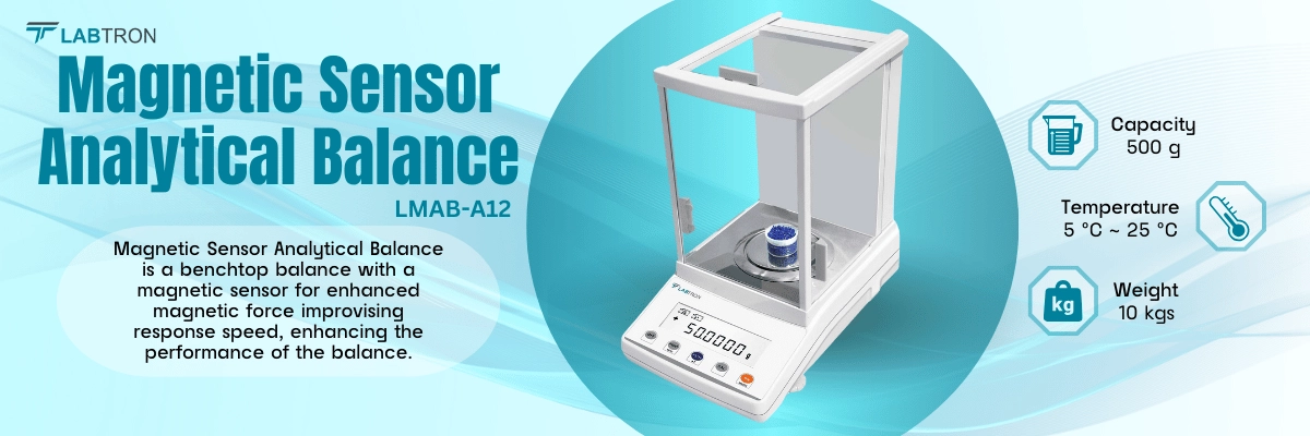 Magnetic Sensor Analytical Balance LMAB-A12