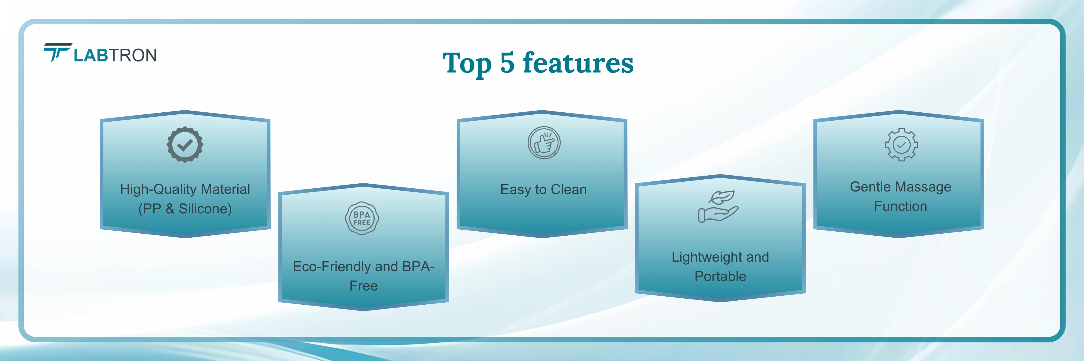 Manual Breast Pump LMBP-A10 | High-Quality Material (PP & Silicone) | Eco-Friendly and BPA-Free