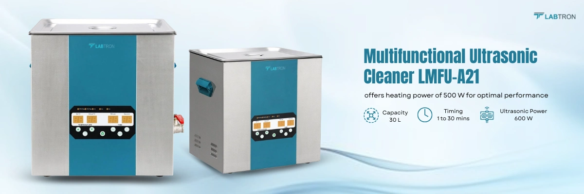 Multifunctional Ultrasonic Cleaner LMFU-A21 | Capacity : 30 L | Temperature Range : 0 to 80°C
