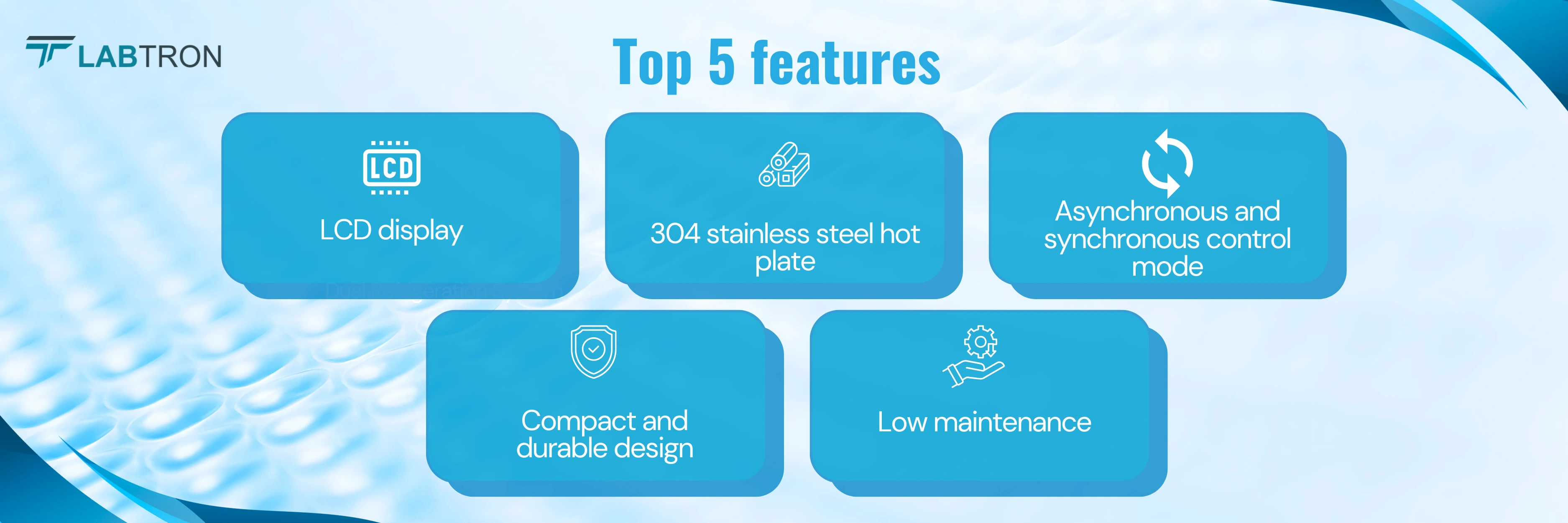 Multi-Position Hot Plate Magnetic Stirrer LMHS-C11 | LCD display | 304 stainless steel hot plate