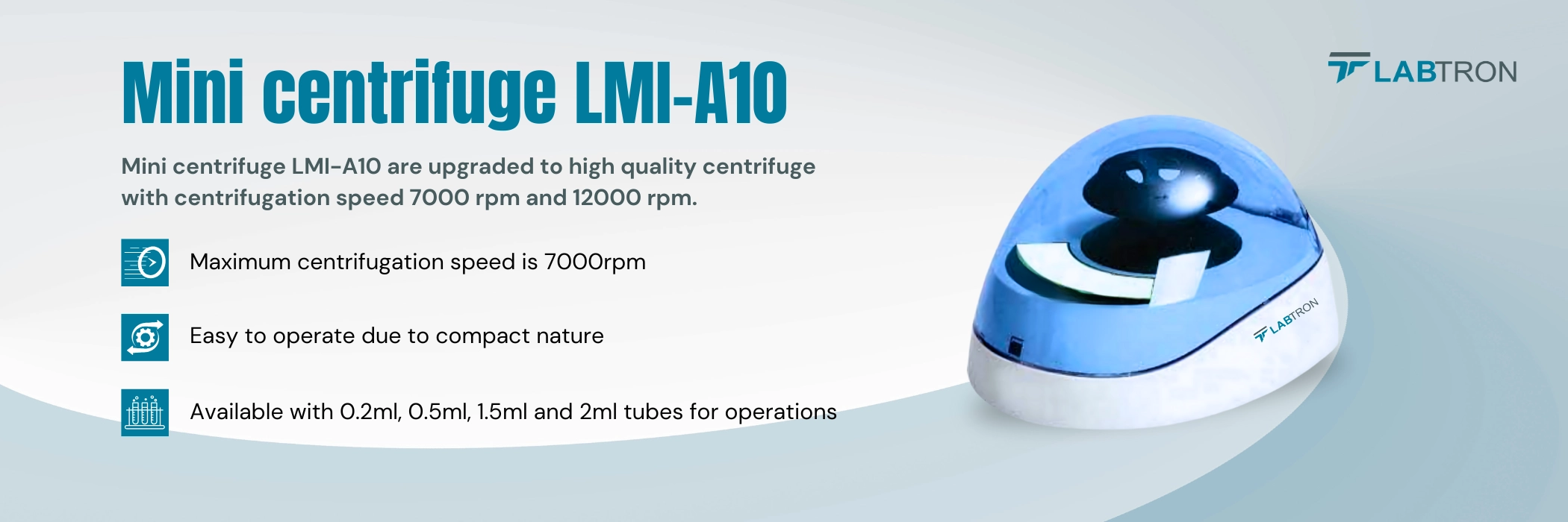 Mini Centrifuge LMI-A10 Banner