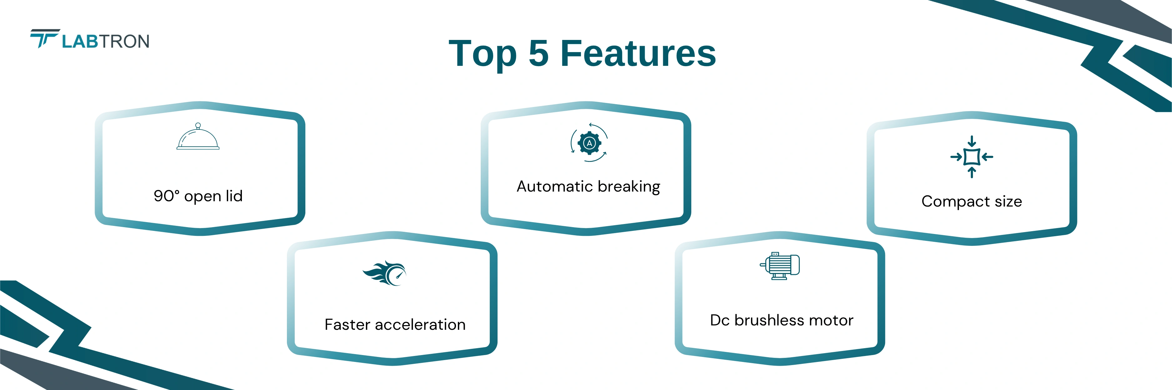 Microplate Mini Centrifuge LMPMC-A10 | 90° open lid | Faster acceleration | Automatic breaking | Dc brushless motor | Compact size