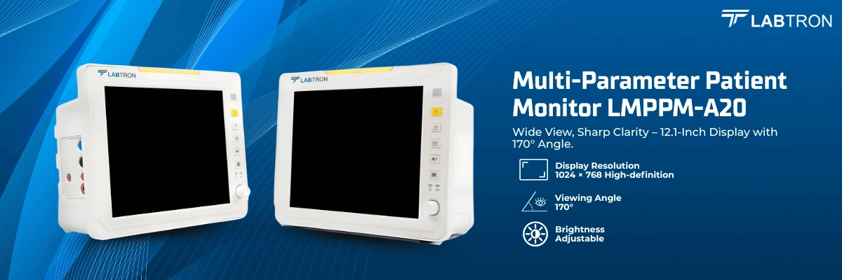 Multi-Parameter Patient Monitor LMPPM-A20 | Display Resolution: 1024 × 768 High-definition | Viewing Angle: 170°