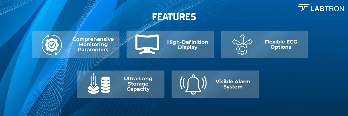 Multi-Parameter Patient Monitor LMPPM-A20 | Comprehensive Monitoring Parameters | High-Definition Display