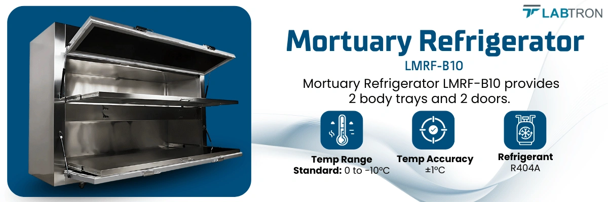 Mortuary Refrigerator LMRF-B10 | R404A Refrigerant | Standard temperature