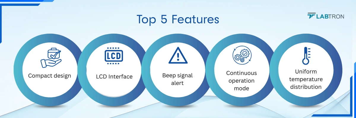 Microplate Shaker Incubator LMSI-B10 | Uniform temperature distribution | Beep signal alert