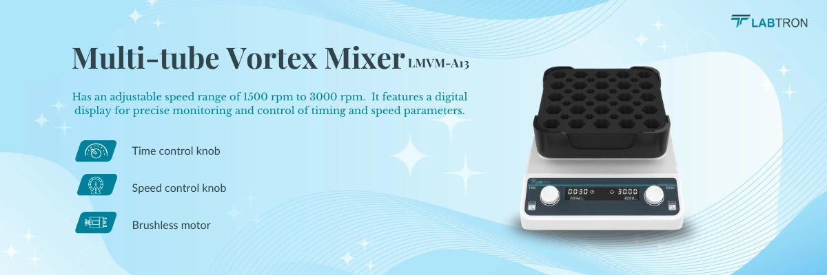 Multi-tube Vortex Mixer LMVM-A13 Banner