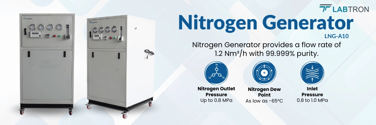 Nitrogen Generator LNG-A10 | Nitrogen Outlet Pressure-Up to 0.8 MPa | Nitrogen Dew Point-As low as -65°C-