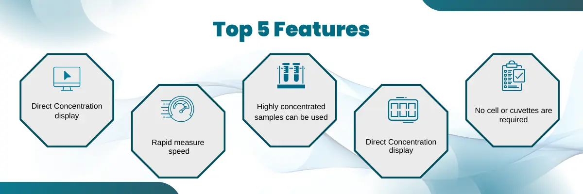 Nano Spectrophotometer LNS-B11 | Direct Concentration display | Rapid measure speed