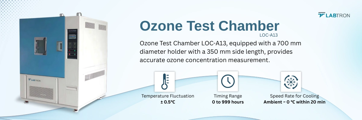 Ozone Test Chamber LOC-A13 | Timing Range 0 to 999 hours | Humidity range: 30% to 98% RH