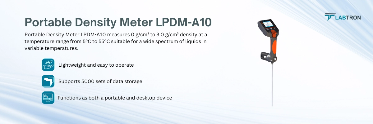 Portable Density Meter LPDM-A10 Banner