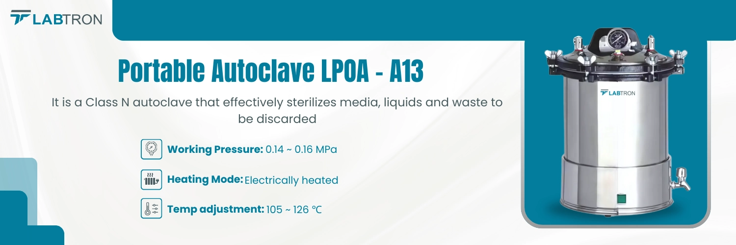 Portable autoclave LPOA-A13 Portable autoclave LPOA-A13