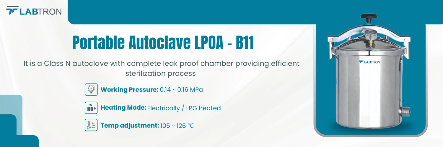 Portable autoclave LPOA-B11