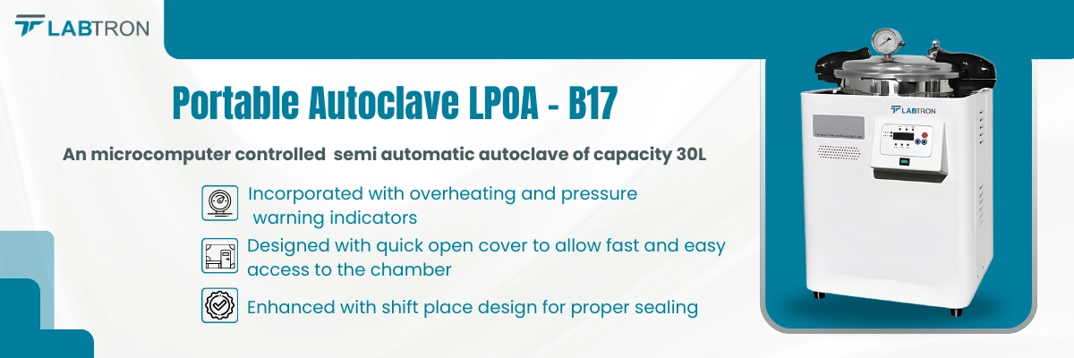 Portable Autoclave LPOA-B17 Banner