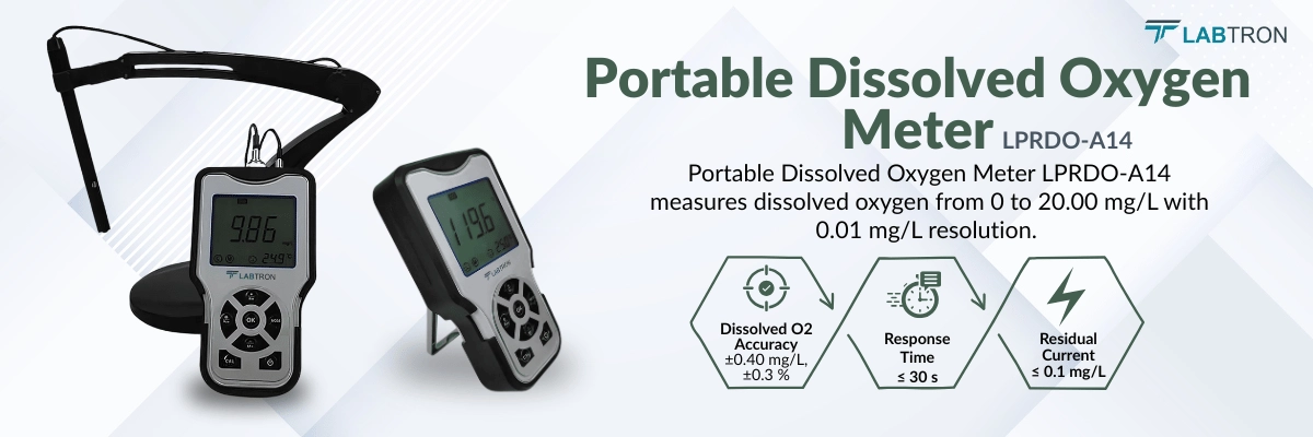 Benchtop Dissolved Oxygen Meter LBDO-B10 | Dissolved Oxygen Accuracy: ±0.4 mg/L, ±0.3%