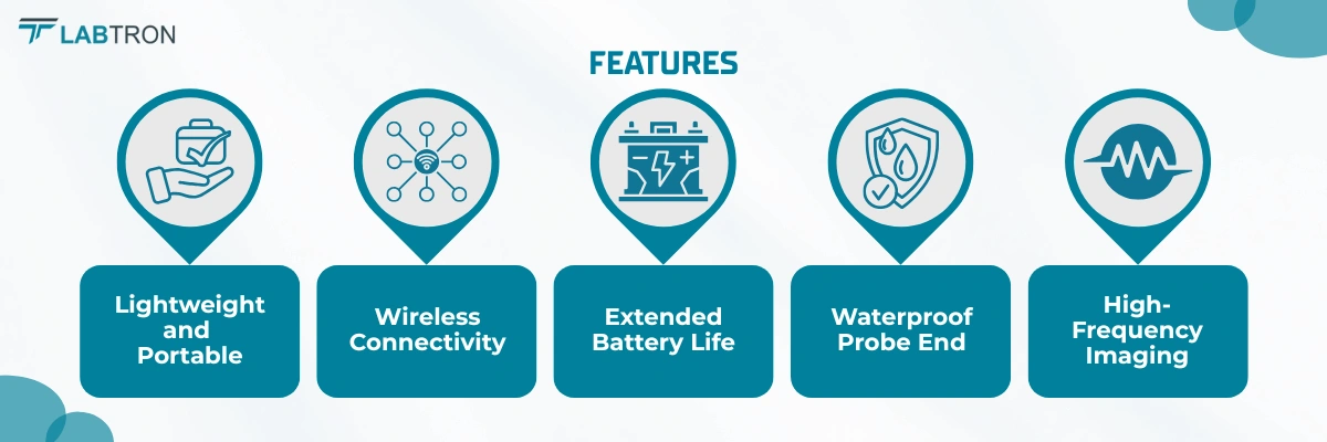 Portable Ultrasound Scanner LPUS-A17 | Lightweight and Portable | Wireless Connectivity