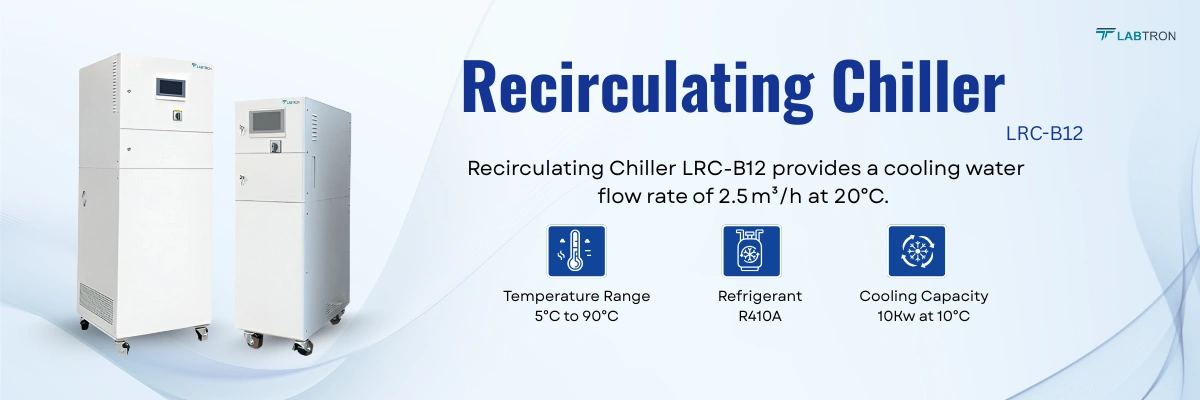 Recirculating Chiller LRC-B12 | Cooling Water flow : 2.5m³/H at 20°C | Refrigerant : R410A
