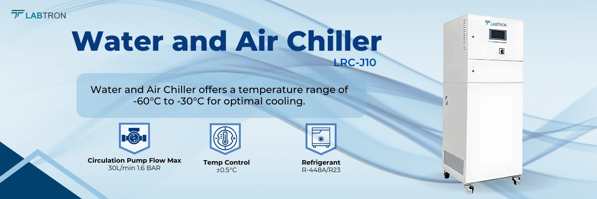 Water and Air Chiller LRC-J10 | Circulation Pump Flow Max-30L/min 1.6 BAR | Refrigerant-R-448A/R23