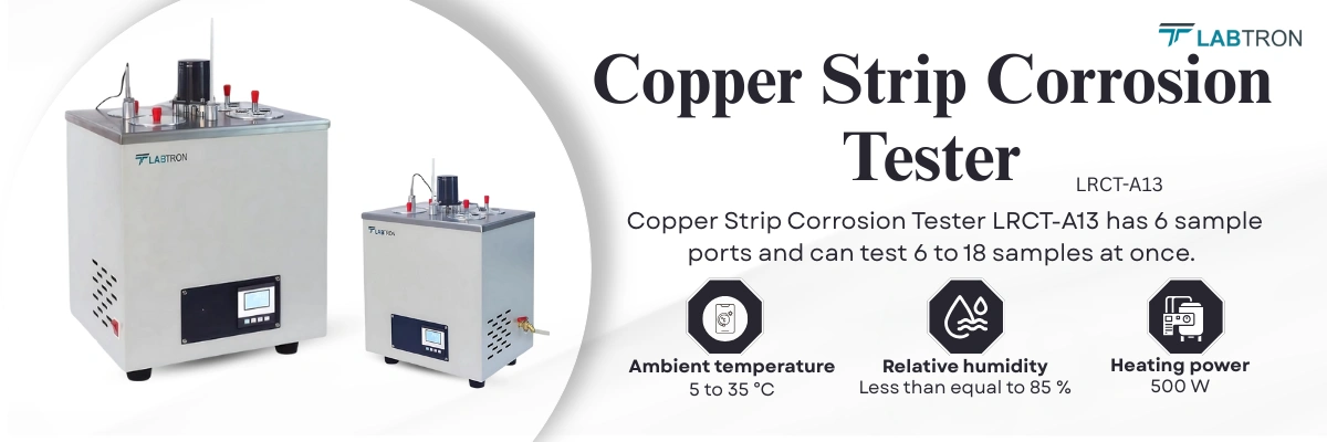 Copper Strip Corrosion Tester LRCT-A13 | Sample quantity: 6 to 18 pieces | Ambient temperature: 5 to 35 °C