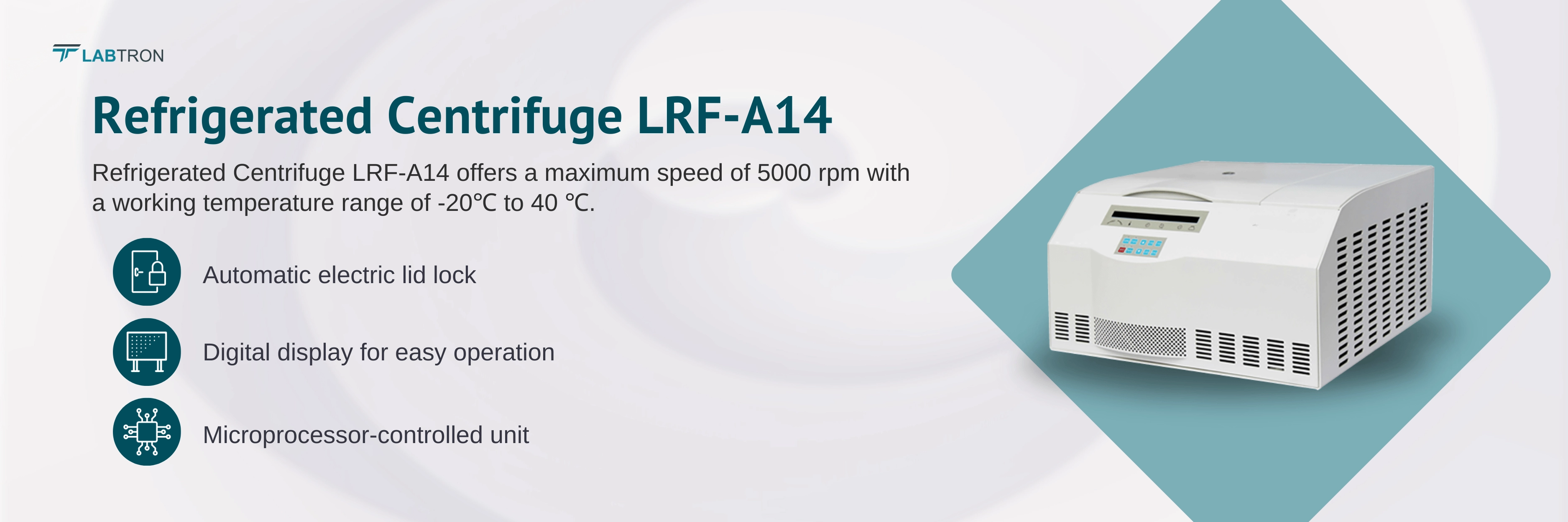 Refrigerated Centrifuge LRF-A14 Banner
