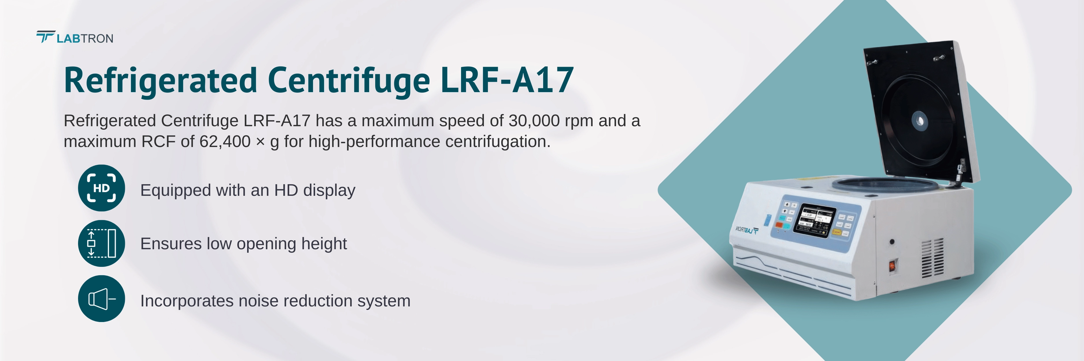 Refrigerated Centrifuge LRF-A17 Banner