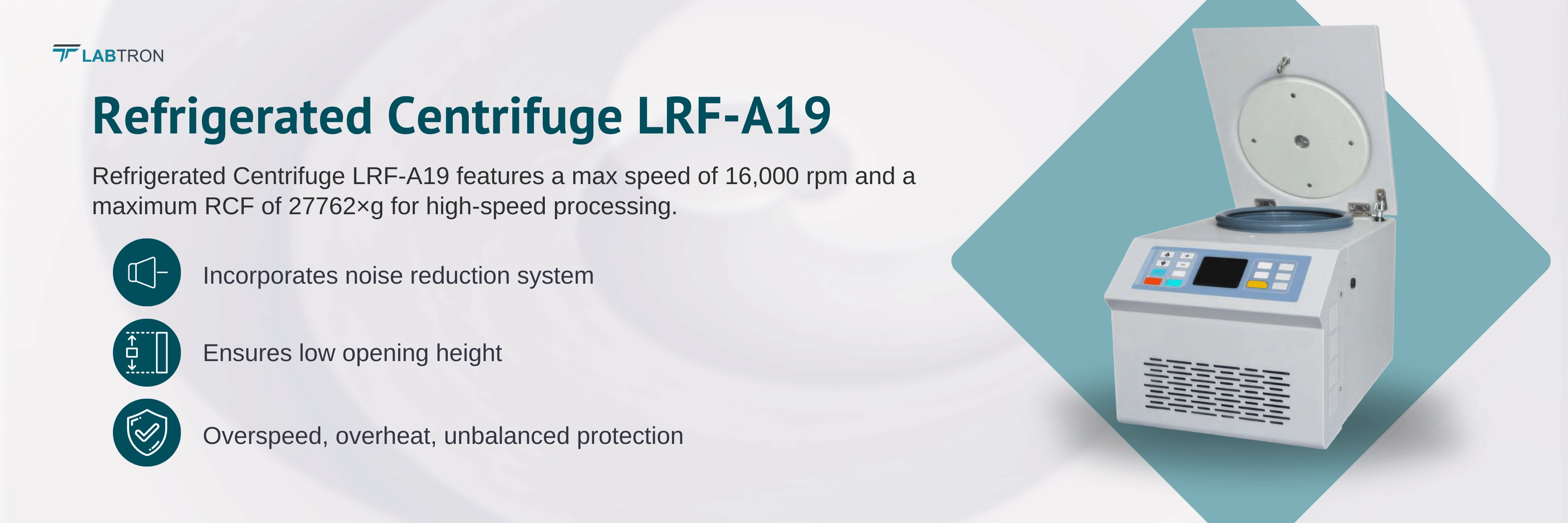 Refrigerated Centrifuge LRF-A19 Banner