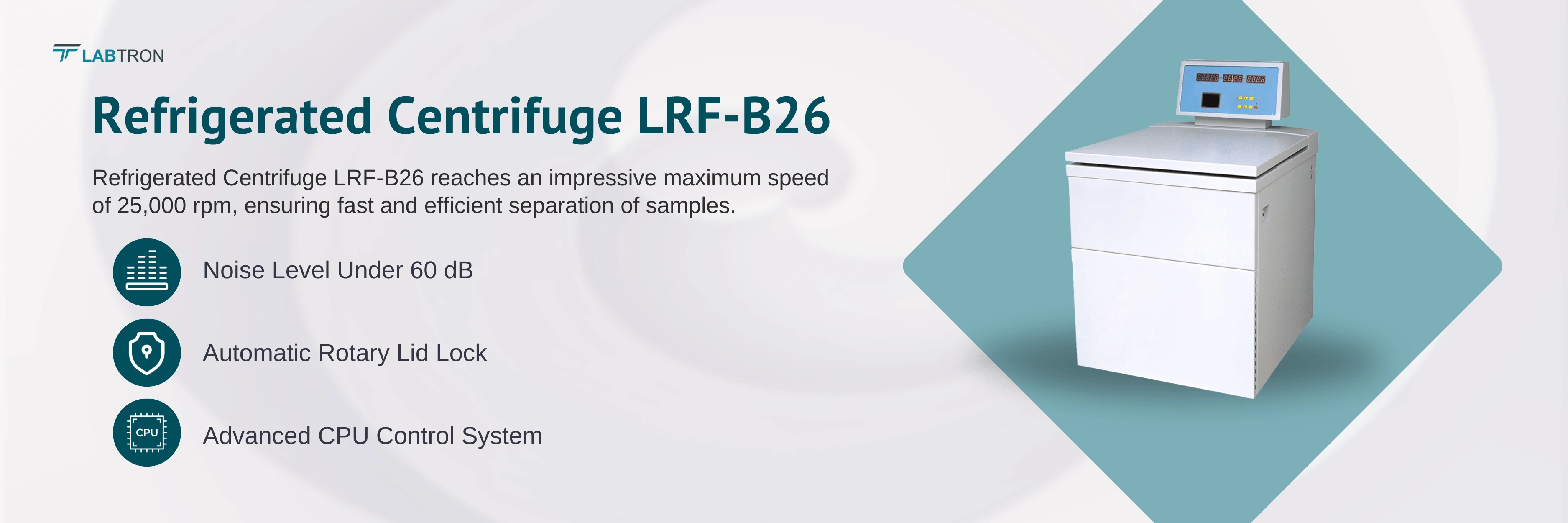 Refrigerated Centrifuge LRF-B26 Banner