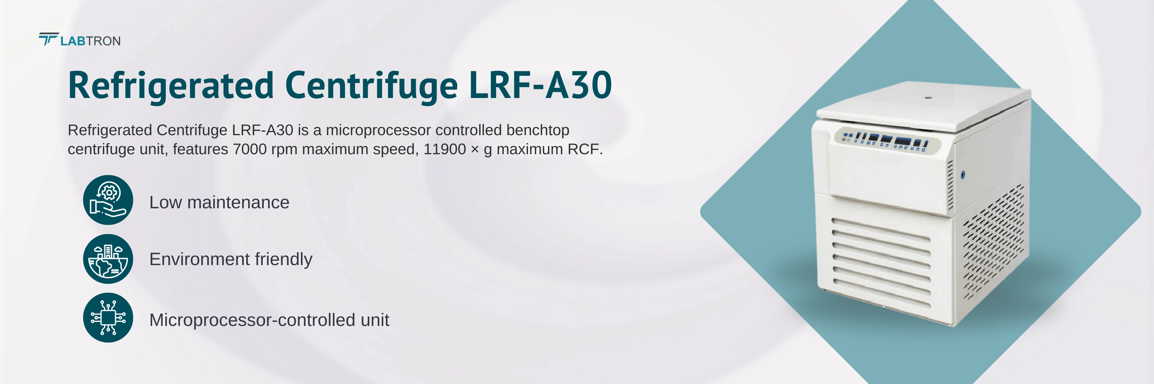 Refrigerated Centrifuge LRF-B30 Banner