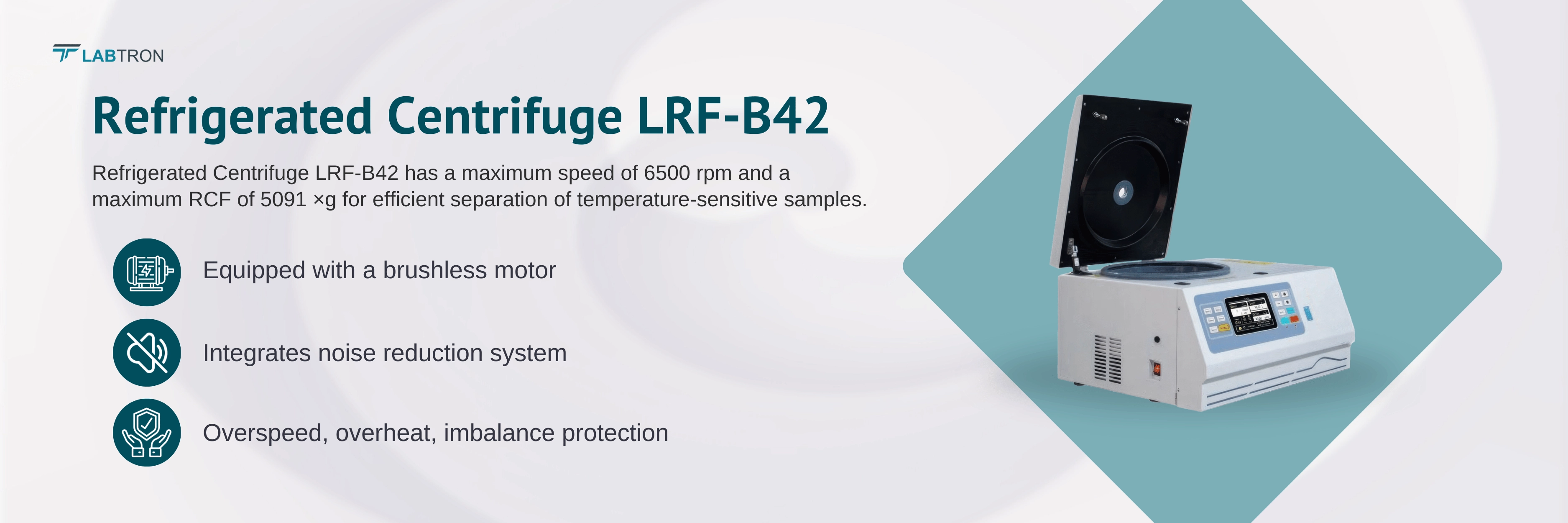 Refrigerated Centrifuge LRF-B42 Banner