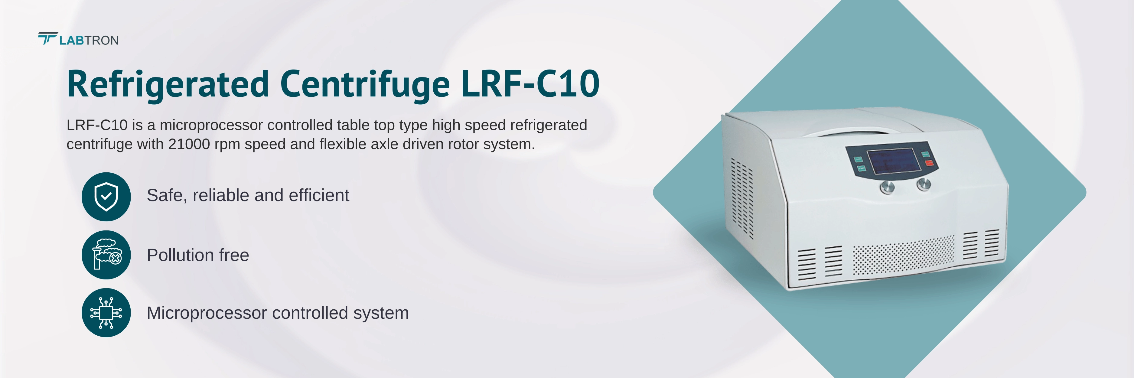 Refrigerated Centrifuge LRF-C10 Banner