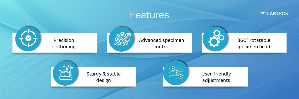 Rotary Microtome LRMI-A13 | Advanced specimen control | User-friendly