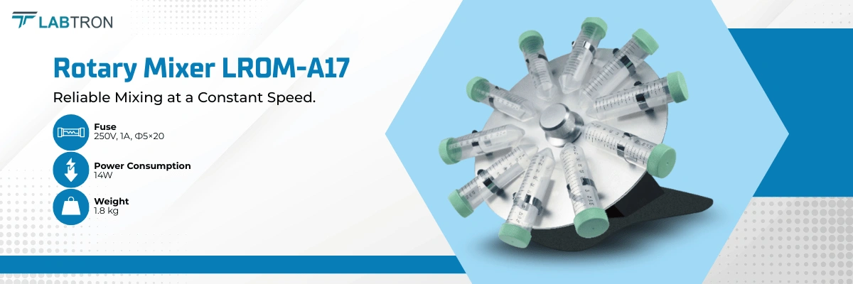 Rotary Mixer LROM-A17 | Speed Range-20rpm | Gradient Angle Range-45° (fixed angle)